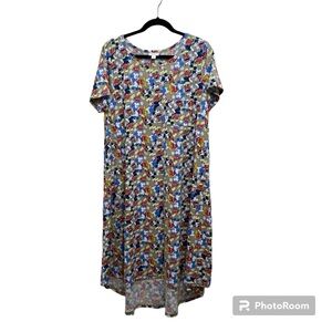 LuLaRoe Disney Mickey Mouse Carly Dress